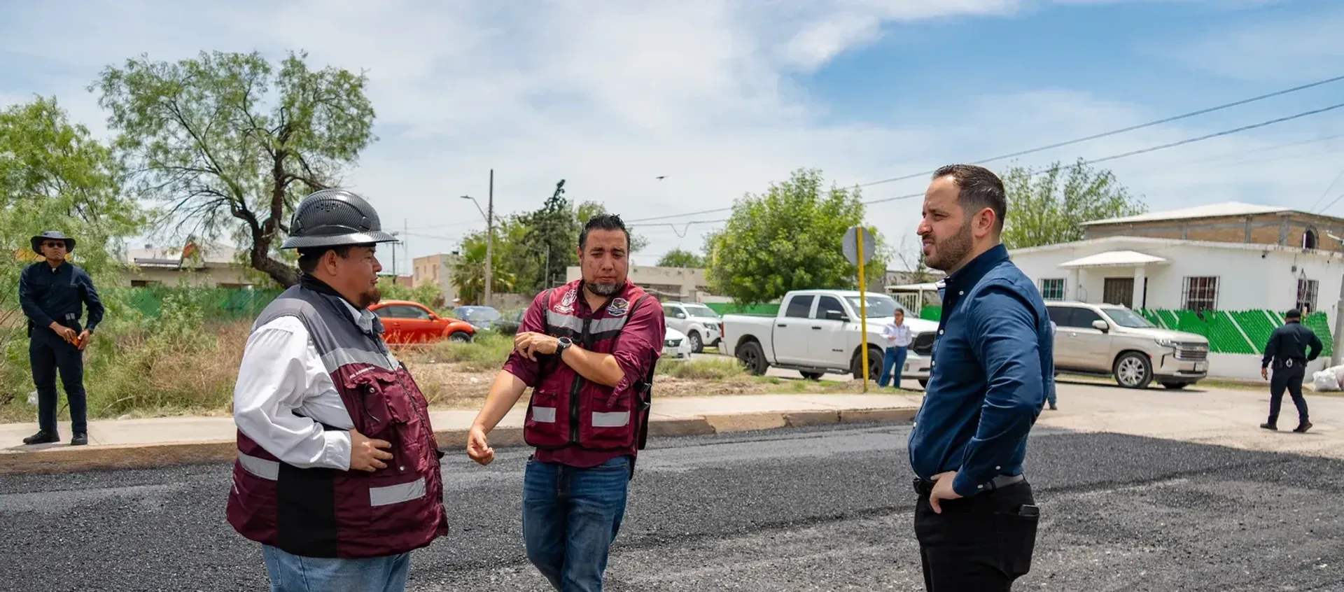 ARRANQUE DE TRABAJOS DEL "TREN DE PAVIMENTACIÓN"