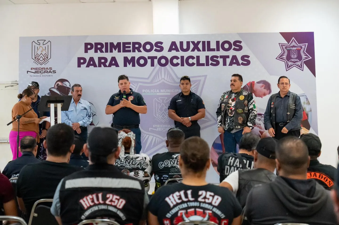 CAPACITAN A MOTOCICLISTAS EN PRIMEROS AUXILIOS PARA UNA CIUDAD MÁS SEGURA