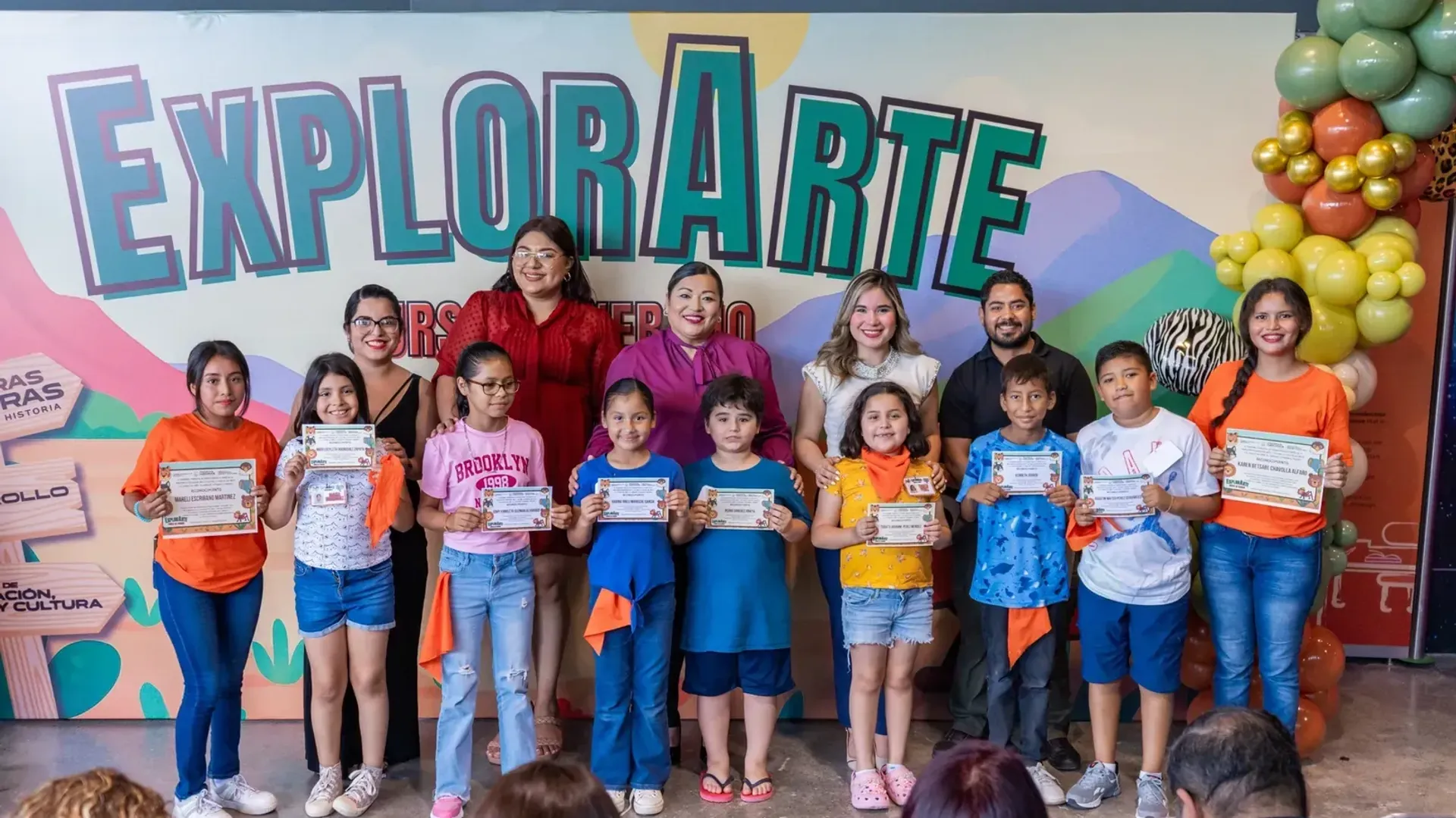 CON ÉXITO CONCLUYE CURSO DE VERANO EXPLORARTE CON LA PARTICIPACIÓN DE 60 NIÑAS Y NIÑOS