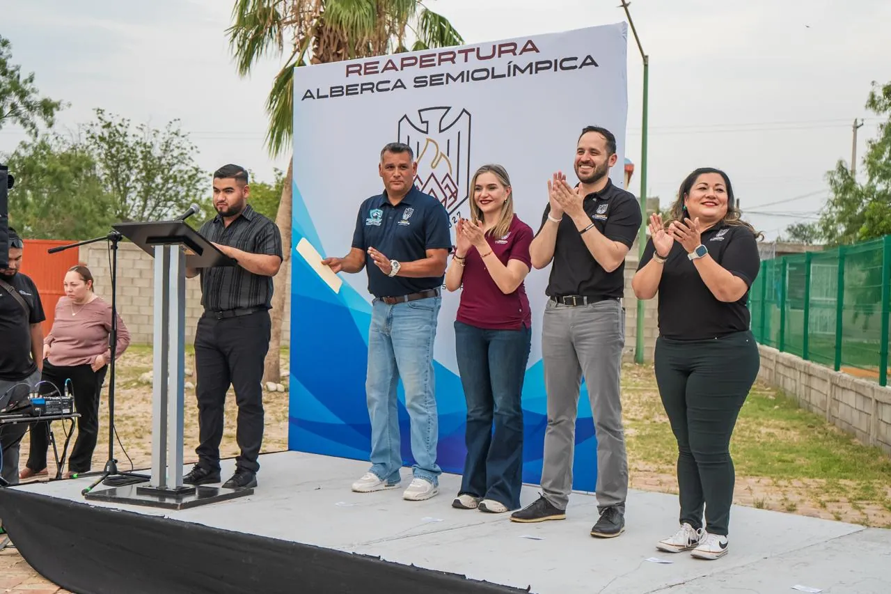 FORTALECEN INFRAESTRUCTURA DEPORTIVA CON LA REAPERTURA DE LA ALBERCA GUADALUPE RIVAS