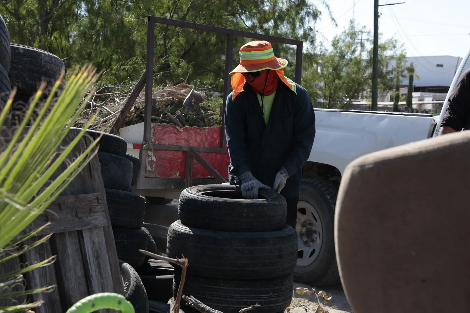 REFUERZAN ACCIONES DE DESCACHARRIZACIÓN EN LA COLONIA REAL DEL NORTE